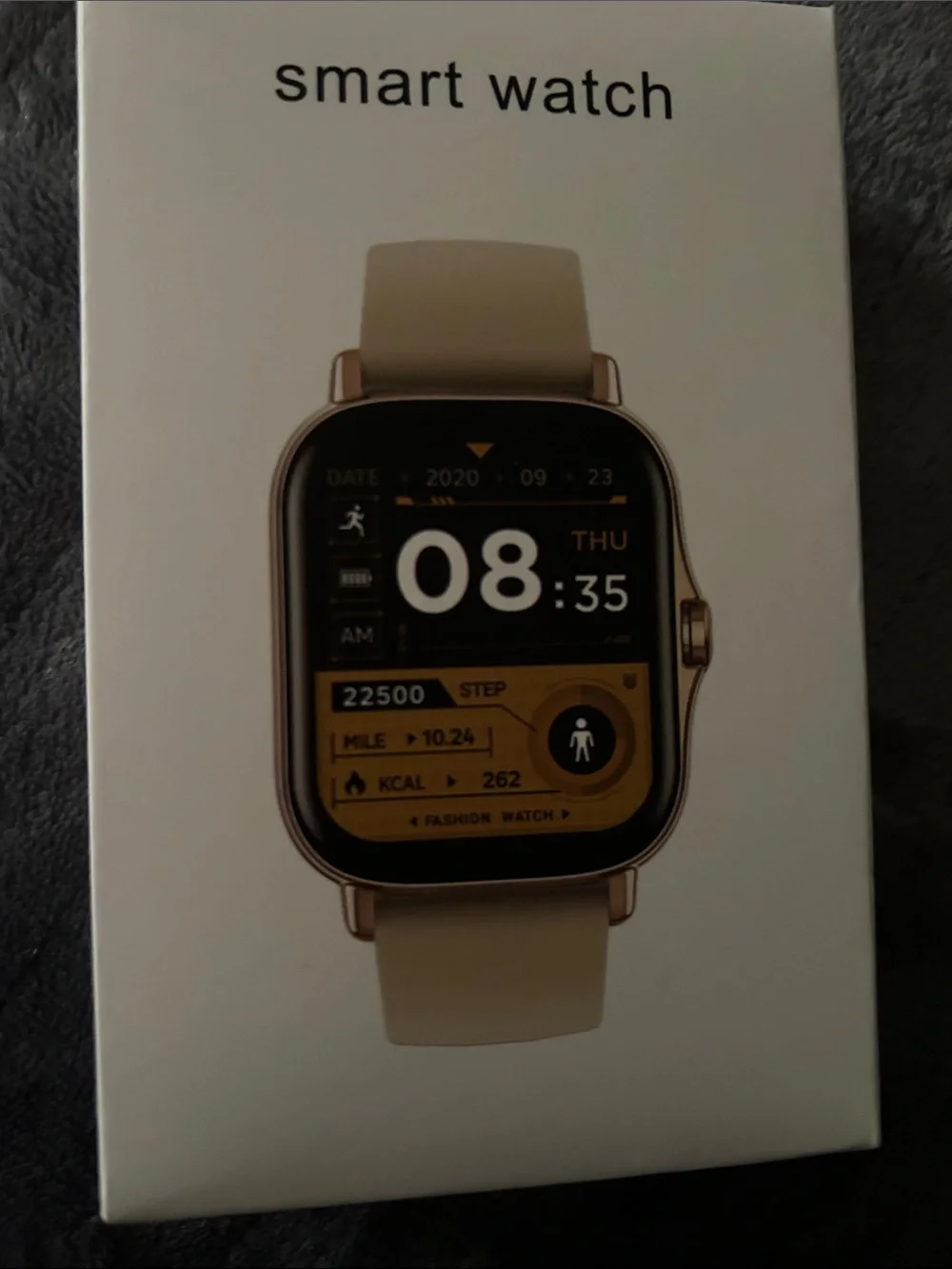 Smartwatch with Silicone Band